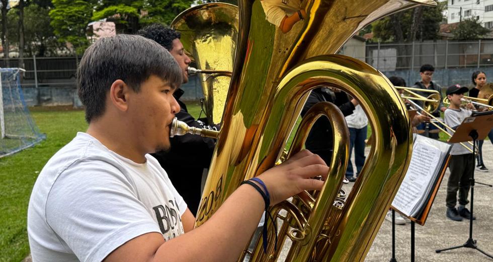 Banda da Fundhas ensaia para fazer bonito na avenida