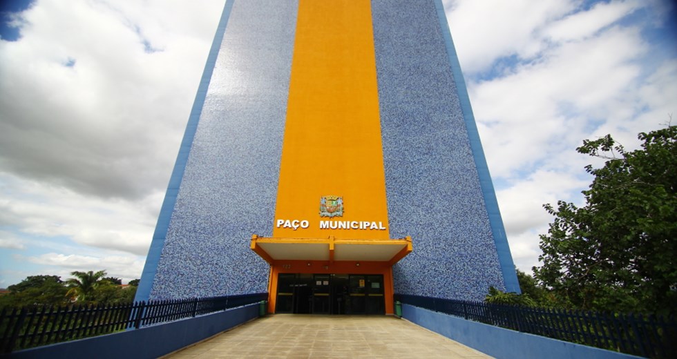 Paço Municipal. Foto: Claudio Vieira/PMSJC 14-04-2021