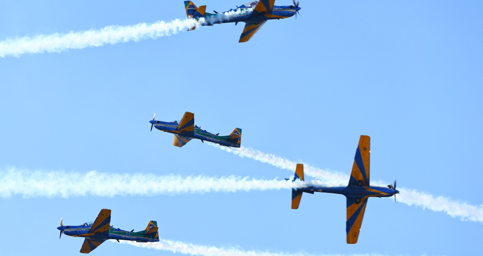 São José 258 Anos - Apresentação da Esquadrilha da Fumaça. Foto: Claudio Vieira/PMSJC 27-07-2025