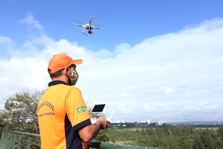 Monitoramento da Defesa Civil com drone - Operação Estiagem