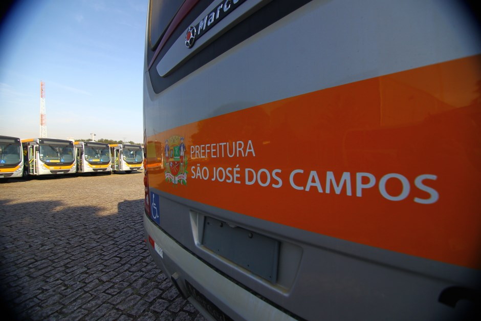 Novos ônibus da frota. Foto: Claudio Vieira/PMSJC 16-07-2021