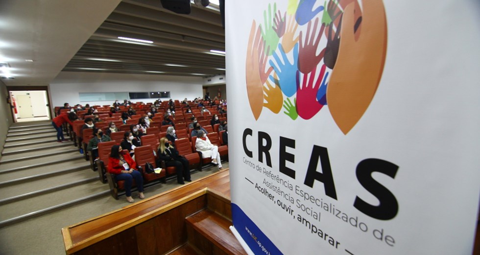 Formação para 66 Profissionais contratados para trabalhar nos CREAS no CEFE. Foto: Claudio Vieira/PMSJC 21-07-2021 