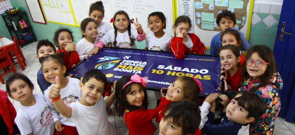 Crianças realizam sonho de ‘salvar o planeta’ com ações voluntárias