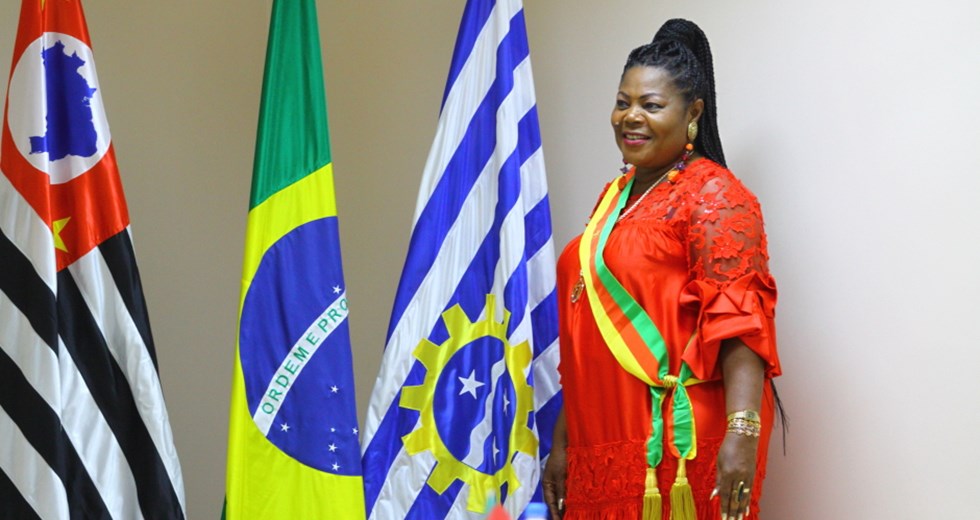 Visita protocolar da Comitiva de Camarões. Foto: Claudio Vieira/PMSJC 23-06-2022