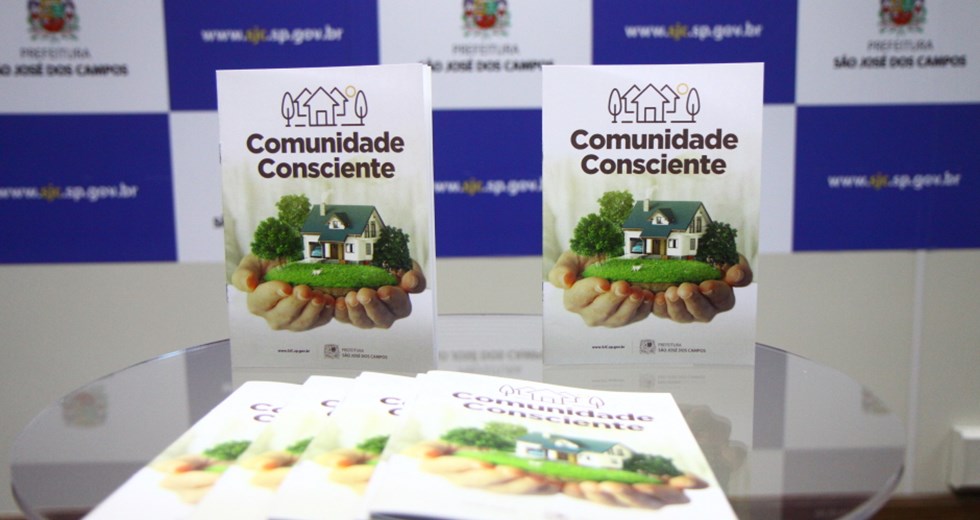 Lançamento da Cartilha Comunidade Consciente. Foto: Claudio Vieira/PMSJC 27-06-2022 