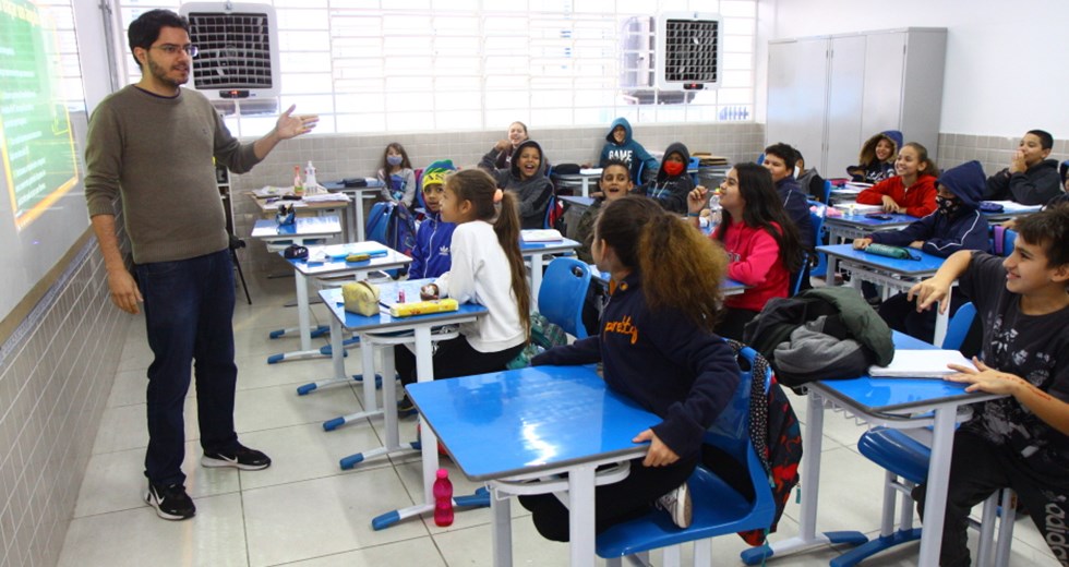 Emefi Profª Teresinha Araújo - Nova escola do Sta Hermínia é aprovada pela comunidade. Foto: Claudio Vieira/PMSJC 01-07-2022