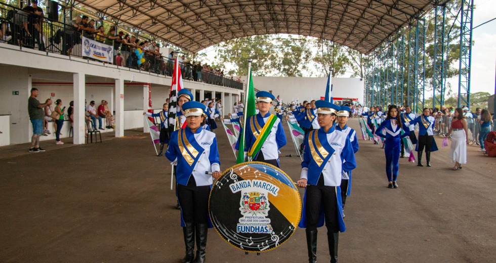 A corporação teve bons resultados nas modalidades musical, coreográfica e de baliza.