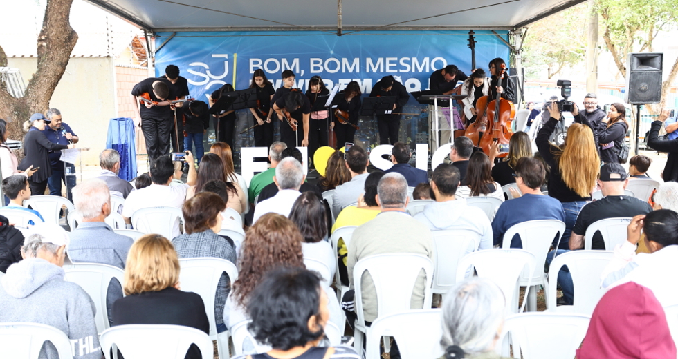 Entrega do Poliesportivo do Bosque dos Eucaliptos. Foto: Claudio Vieira/PMSJC 13-09-2025
