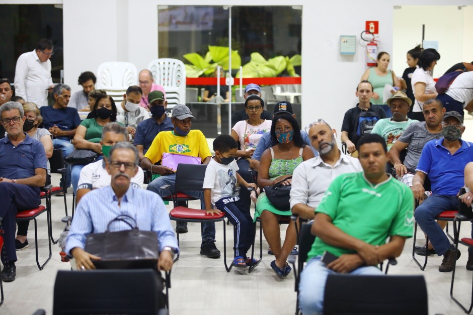 Audiência pública na Casa do Idoso Norte para discussão da legislação urbanística. Foto: Claudio Vieira/PMSJC 21-11-2022 
