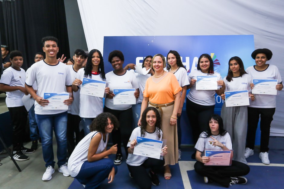 Formatura de alunos dos Centros de Inovação da Fundhas