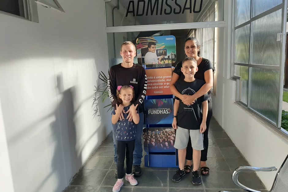 Admissões de novos alunos na Fundhas - março de 2023