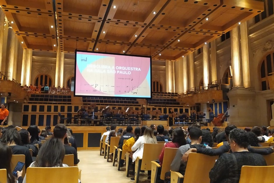 Alunos da Fundhas Alto da Ponte visitam Sala São Paulo