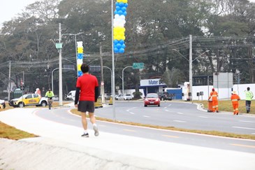 Entrega das obras de melhorias na Avenida Linneu de Moura. Foto: Claudio Vieira/PMSJC 28-07-2023