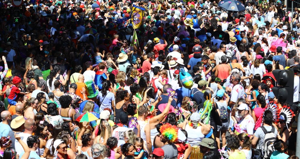 Desfile do Bloco Galinha D’Angola. Foto: Claudio Vieira/PMSJC 11-02-2024  