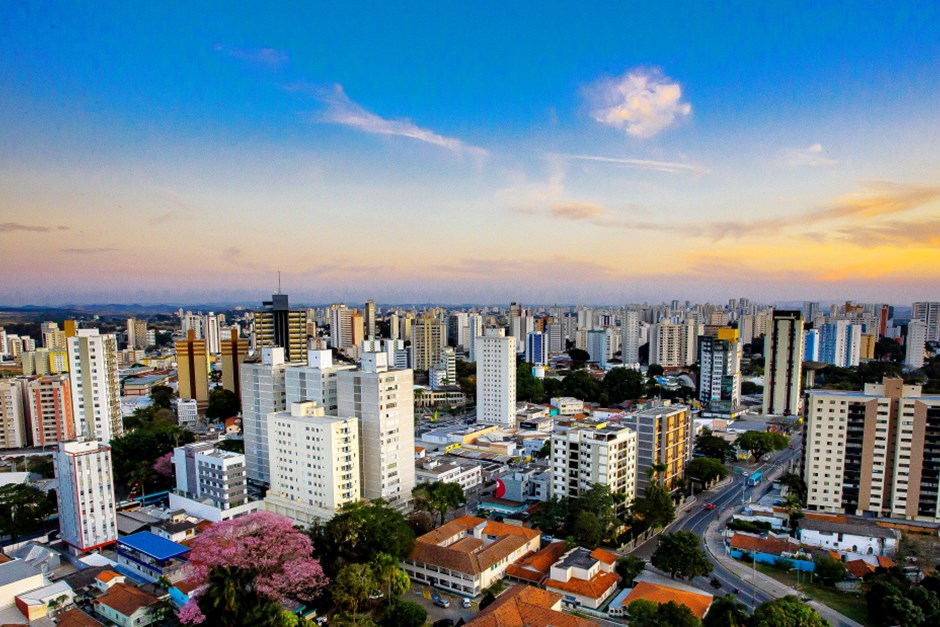Vista da região central de São José dos Campos