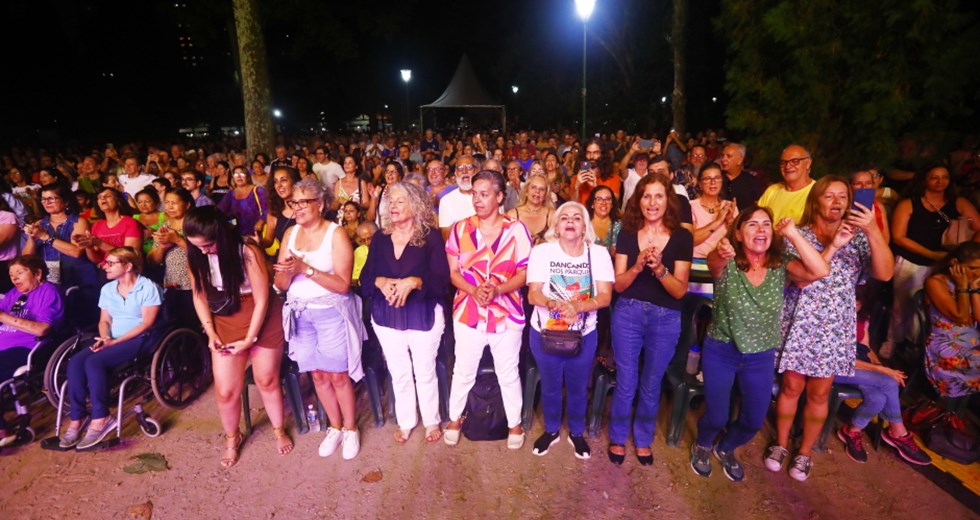 100 anos Vicentina Aranha - Show da Zizi Possi. Foto: Claudio Vieira/PMSJC 27-04-2024