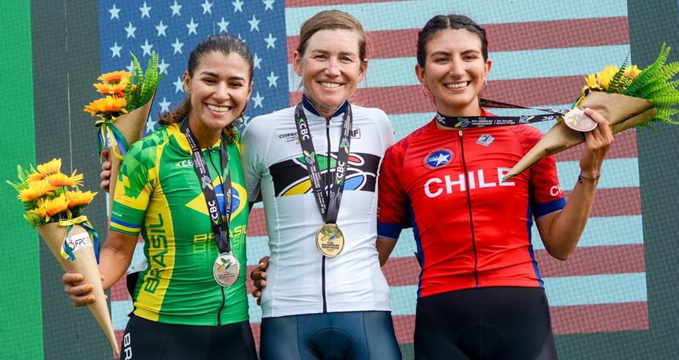 Pan-Americano de Ciclismo - Chegada do feminino