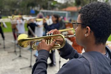 Banda da Fundhas ensaia para fazer bonito na avenida