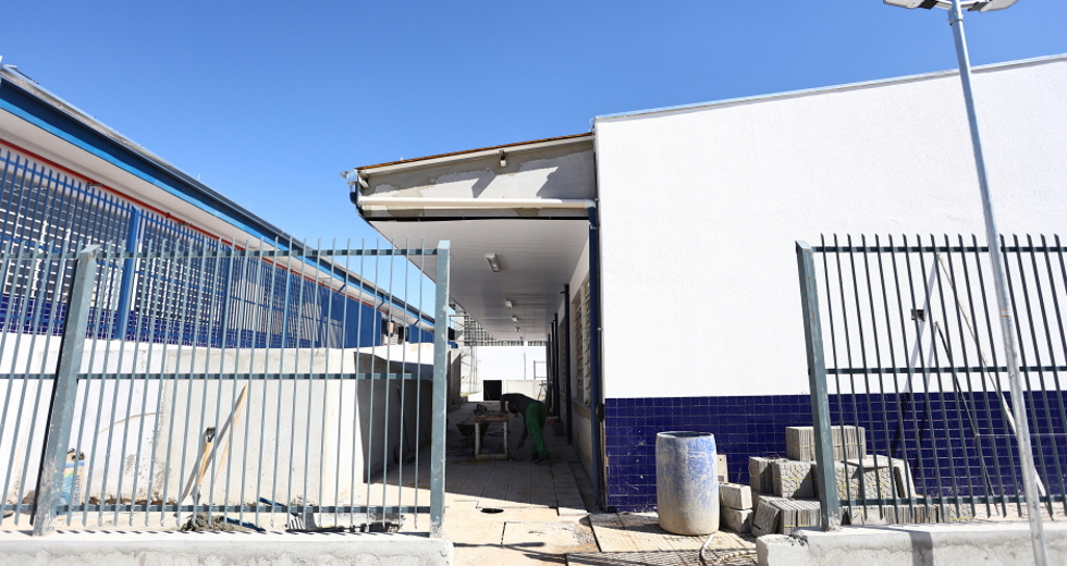 Retomada Obras da Educação na EMEFI Luzia Levina Aparecida Borges no bairro Jardim Cruzeiro do Sul. Foto: Claudio Vieira/PMSJC 10-09-2025 