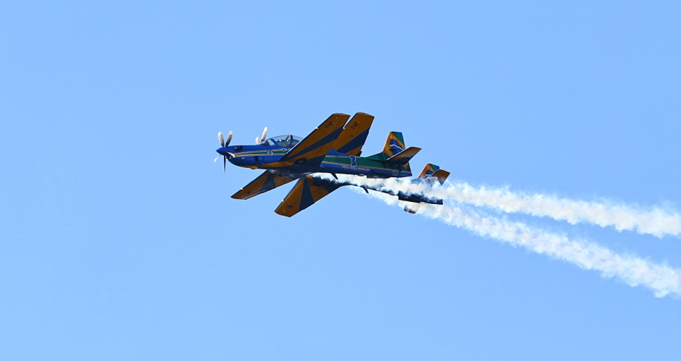 São José 258 Anos - Apresentação da Esquadrilha da Fumaça. Foto: Claudio Vieira/PMSJC 27-07-2025