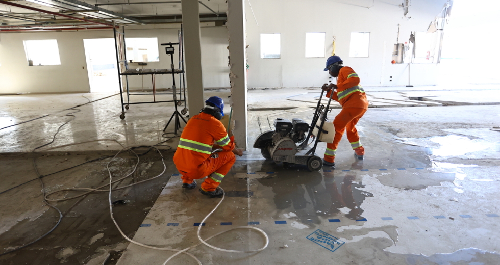 Obras do Novo AME. Foto: Claudio Vieira/PMSJC 18-09-2025