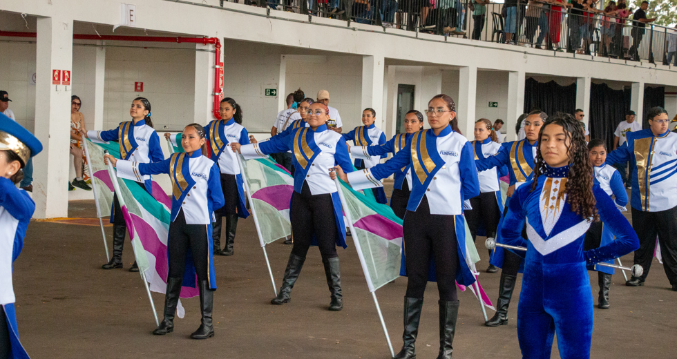 A corporação teve bons resultados nas modalidades musical, coreográfica e de baliza.