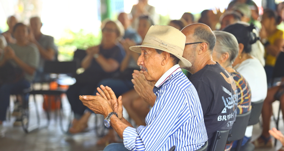 Sarau no Parque Santos Dumont. Foto: Claudio Vieira/PMSJC 02-10-2025