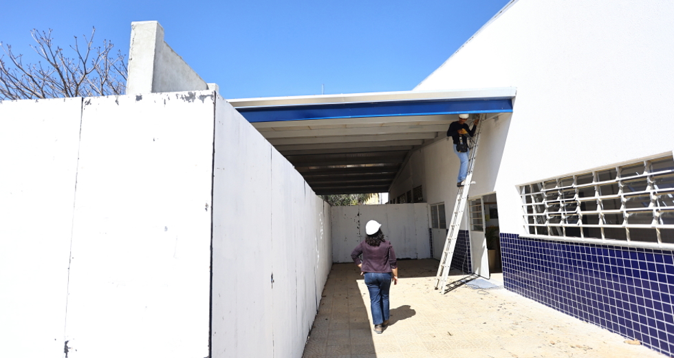 Retomada Obras da Educação na EMEFI Luzia Levina Aparecida Borges no bairro Jardim Cruzeiro do Sul. Foto: Claudio Vieira/PMSJC 10-09-2025 
