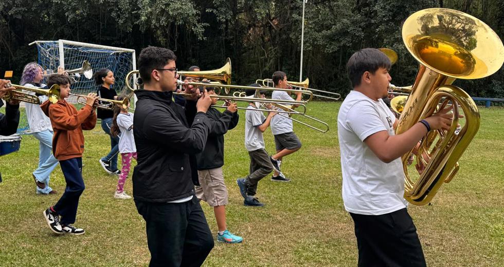Banda da Fundhas ensaia para fazer bonito na avenida