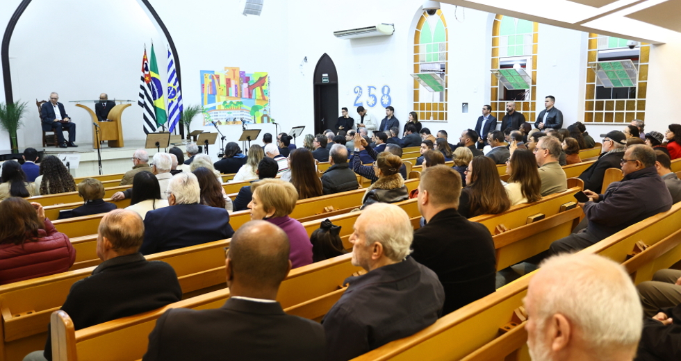 São José 258 Anos - Culto na Igreja Cristã Evangelica. Foto: Claudio Vieira/PMSJC 27-07-2025 