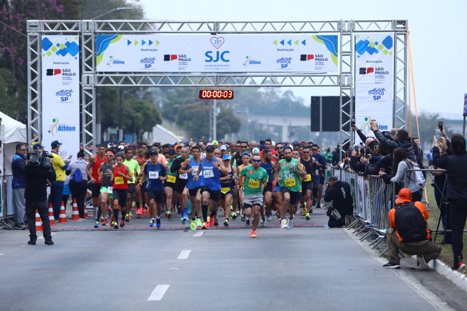 Corrida de Aniversário de São José 257 anos. Foto: Claudio Vieira/PMSJC 21-07-2024 