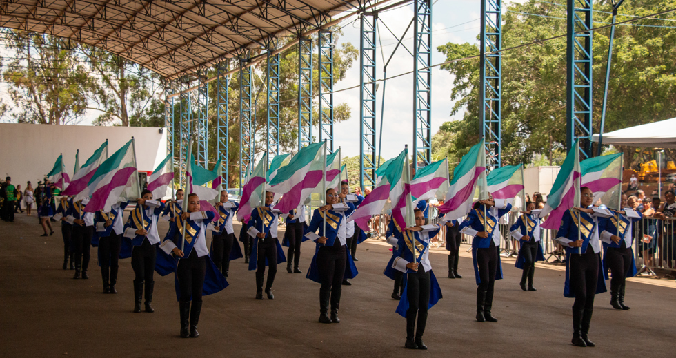 A corporação teve bons resultados nas modalidades musical, coreográfica e de baliza.