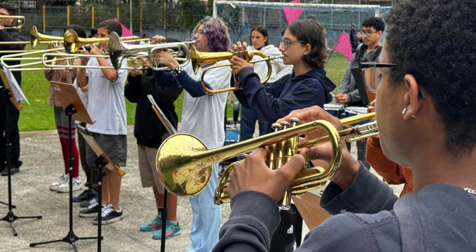 Banda da Fundhas ensaia para fazer bonito na avenida