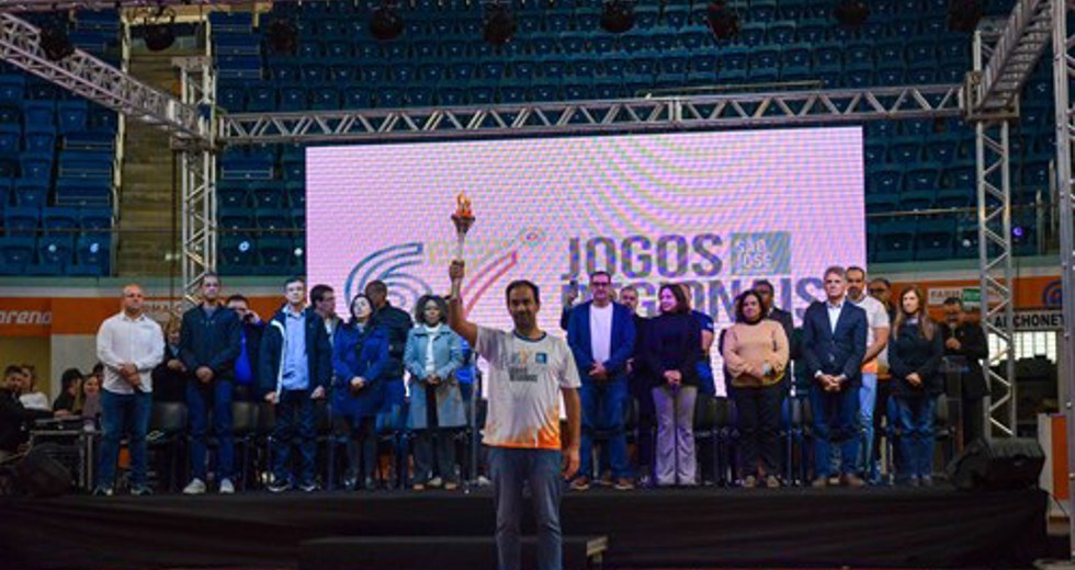 Abertura Jogos Regionais 2025 na Farma Conde Arena