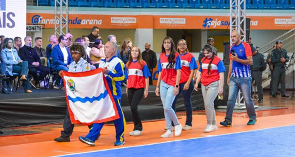 Abertura Jogos Regionais 2025 na Farma Conde Arena