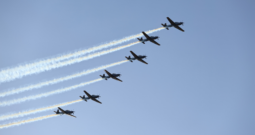 São José 258 Anos - Apresentação da Esquadrilha da Fumaça. Foto: Claudio Vieira/PMSJC 27-07-2025