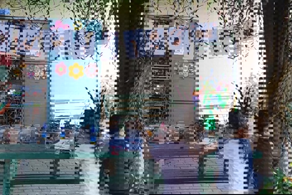 Foto: PMSJC Programa promove oficinas de arte com elementos da natureza