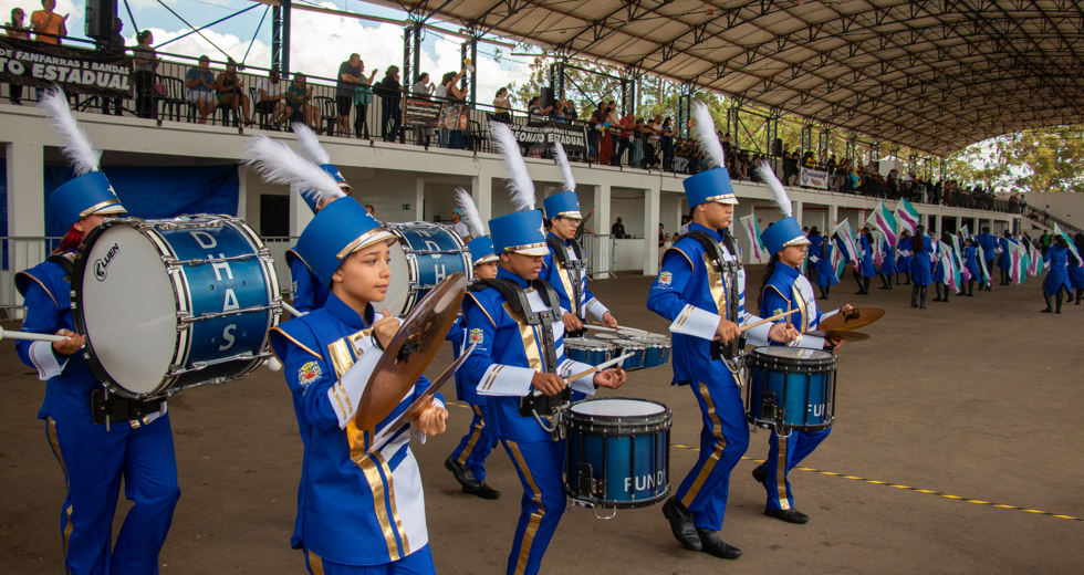 A corporação teve bons resultados nas modalidades musical, coreográfica e de baliza.