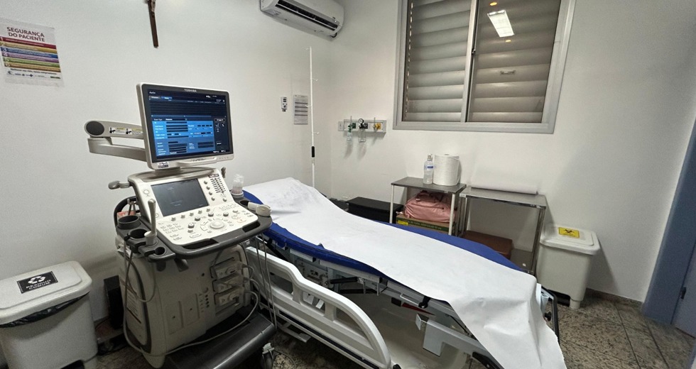 Hospital Pio XII - Fachadas e estrutura interna
