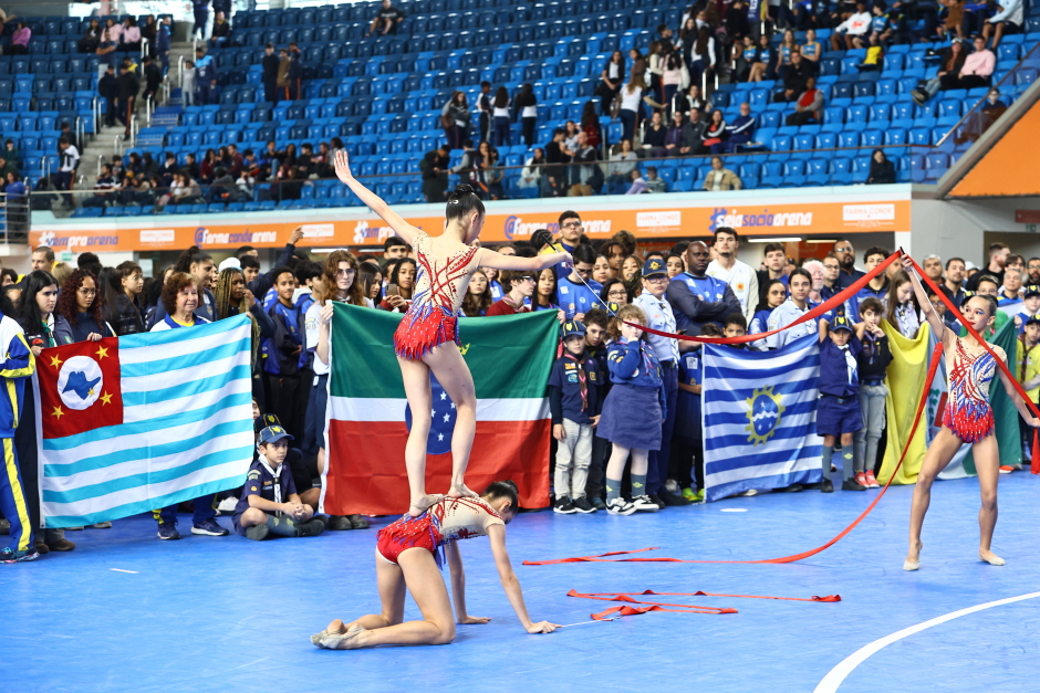 Foto: Claudio Vieira/PMSJC Abertura Jogos Regionais 2025 na Farma Conde Arena. Foto: Claudio Vieira/PMSJC 04-07-2025