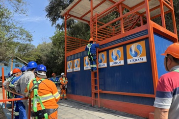 Espaço de treinamentos da Urbam permite a prática de diversos treinamentos