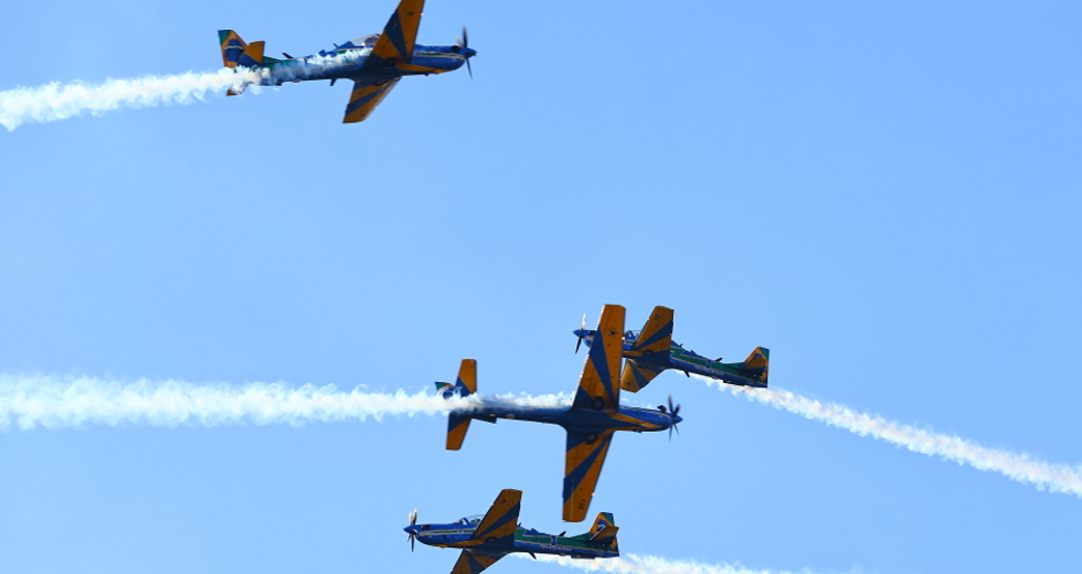 São José 258 Anos - Apresentação da Esquadrilha da Fumaça. Foto: Claudio Vieira/PMSJC 27-07-2025