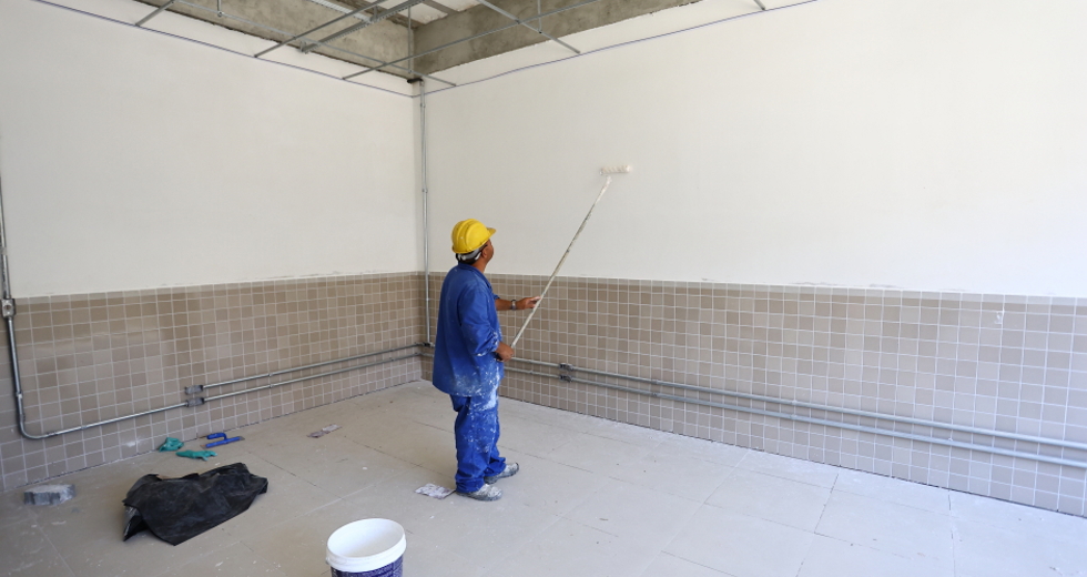 Retomada Obras da Educação na EMEFI Prof. Hélio Walter Bevilacqua no bairro Jardim Republica. Foto: Claudio Vieira/PMSJC 10-09-2025 