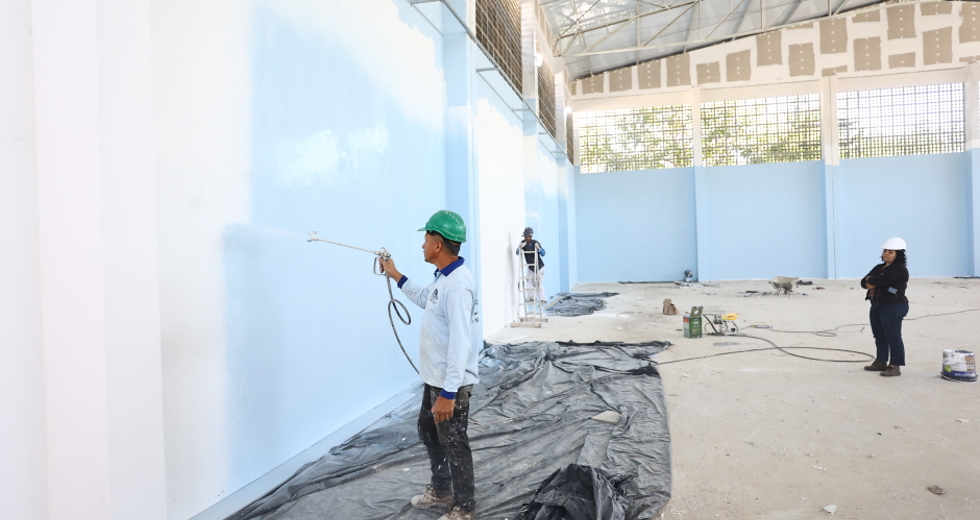 Retomada Obras da Educação na EMEFI Luzia Levina Aparecida Borges no bairro Jardim Cruzeiro do Sul. Foto: Claudio Vieira/PMSJC 10-09-2025 
