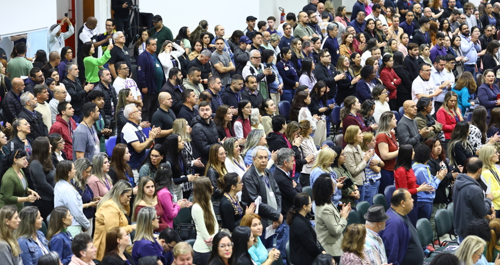 Cerimônia em comemoração ao Dia do Servidor Público. Foto: Claudio Vieira/PMSJC 22-10-2025