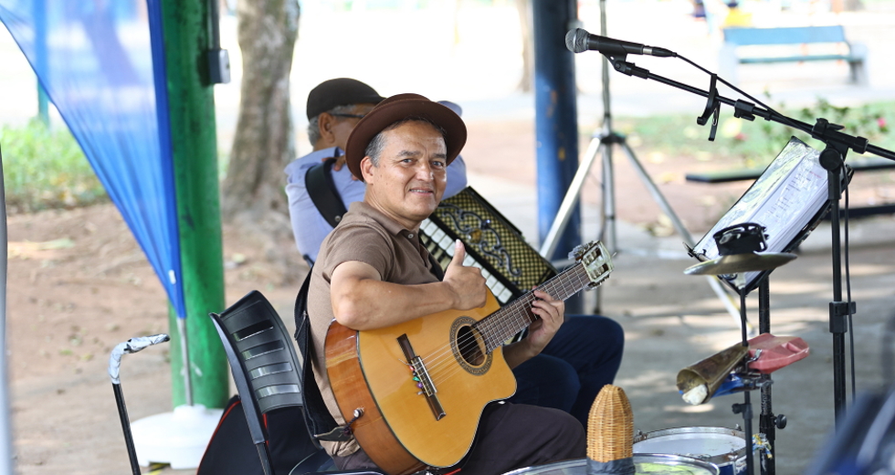Sarau no Parque Santos Dumont. Foto: Claudio Vieira/PMSJC 02-10-2025