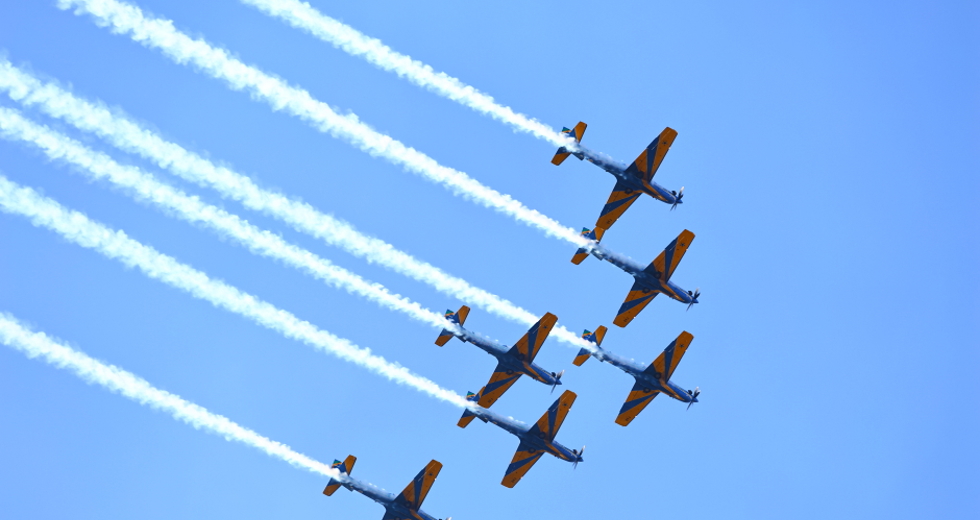 São José 258 Anos - Apresentação da Esquadrilha da Fumaça. Foto: Claudio Vieira/PMSJC 27-07-2025
