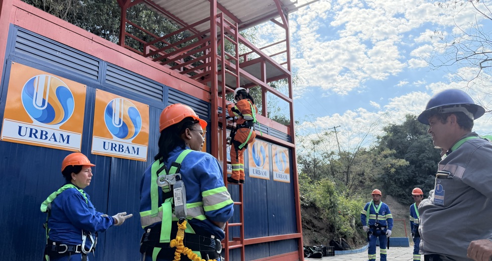 Espaço de treinamentos da Urbam permite a prática de diversos treinamentos