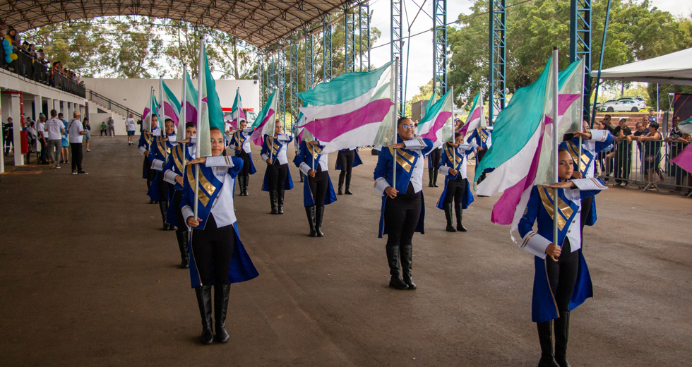 A corporação teve bons resultados nas modalidades musical, coreográfica e de baliza.
