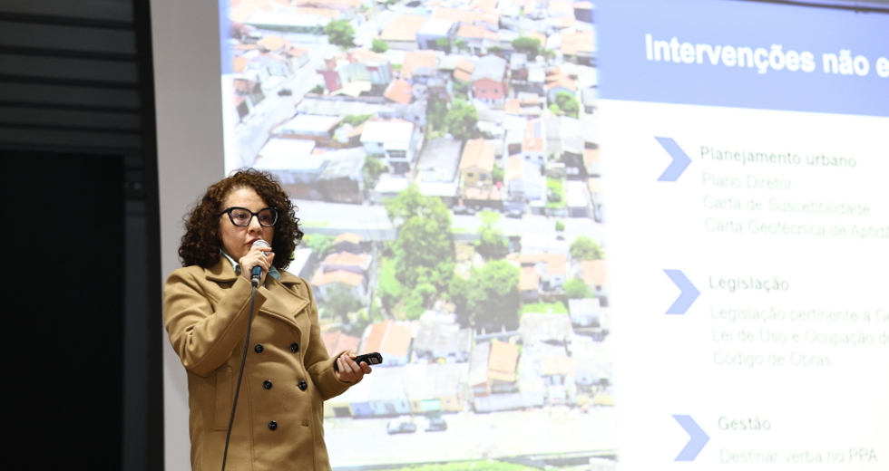 Apresentação do Plano Municipal de Redução de Riscos. Foto: Claudio Vieira/PMSJC 03-07-2025